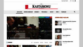 What Kastamonugazetesi.com.tr website looked like in 2021 (3 years ago)