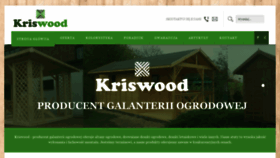 What Kriswood.pl website looked like in 2021 (3 years ago)