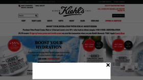 What Kiehls.com.au website looked like in 2021 (3 years ago)