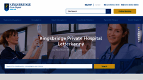 What Kingsbridgeprivatehospital.com website looked like in 2021 (3 years ago)