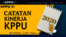 What Kppu.go.id website looked like in 2021 (3 years ago)