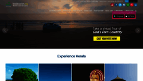 What Keralatourism.org website looked like in 2021 (3 years ago)