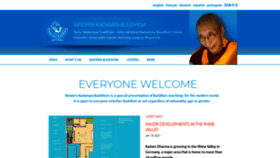 What Kadampa.org website looked like in 2021 (3 years ago)
