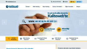 What Kaliteweb.com website looked like in 2021 (3 years ago)