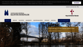 What Kloster-bursfelde.de website looked like in 2021 (3 years ago)