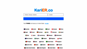 What Karier.co website looked like in 2021 (3 years ago)