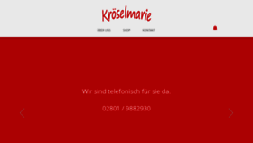 What Kroeselmarie.de website looked like in 2021 (3 years ago)