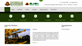 What Kashmiruniversity.net website looked like in 2021 (5 years ago)