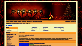 What Krainaswiec.pl website looked like in 2021 (3 years ago)
