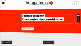 What Kompetenzz.net website looked like in 2021 (3 years ago)