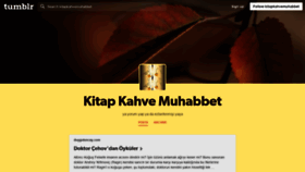 What Kitapkahvemuhabbet.com website looked like in 2021 (3 years ago)