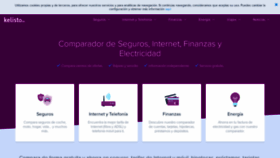 What Kelisto.es website looked like in 2021 (3 years ago)