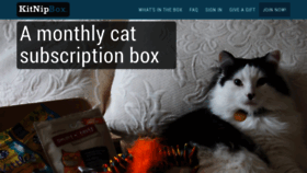 What Kitnipbox.com website looked like in 2021 (3 years ago)