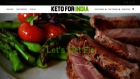What Ketoforindia.com website looked like in 2021 (3 years ago)