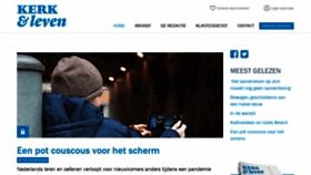 What Kerkenleven.be website looked like in 2021 (3 years ago)