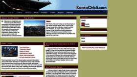 What Koreaorbit.com website looked like in 2021 (3 years ago)