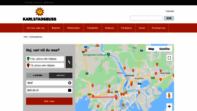 What Karlstadsbuss.se website looked like in 2021 (3 years ago)