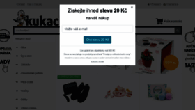 What Kukacka.cz website looked like in 2021 (3 years ago)