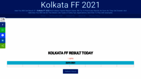 What Kolkataffresult.com website looked like in 2021 (3 years ago)