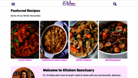 What Kitchensanctuary.com website looked like in 2021 (3 years ago)