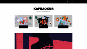 What Kafkaokur.com website looked like in 2021 (3 years ago)