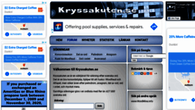 What Kryssakuten.se website looked like in 2021 (3 years ago)