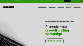 What Krowdster.co website looked like in 2021 (3 years ago)