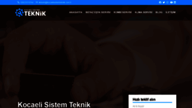 What Kocaelisistemteknik.com.tr website looked like in 2021 (3 years ago)