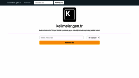What Kelimeler.gen.tr website looked like in 2021 (4 years ago)