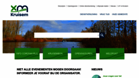 What Kruishoutem.be website looked like in 2021 (3 years ago)