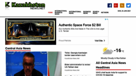 What Kazakhstannews.net website looked like in 2021 (3 years ago)