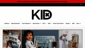 What Kidstore.ie website looked like in 2021 (3 years ago)