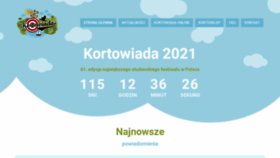 What Kortowiada.pl website looked like in 2021 (3 years ago)
