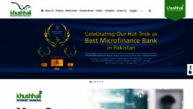 What Khushhalibank.com.pk website looked like in 2021 (3 years ago)