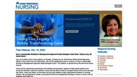 What Kpnursing.org website looked like in 2021 (3 years ago)