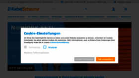 What Kabelscheune.de website looked like in 2021 (3 years ago)