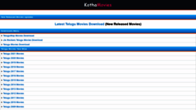 What Kothamovies.com website looked like in 2021 (4 years ago)