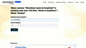 What Krzyzowki123.pl website looked like in 2021 (3 years ago)