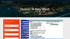 What Keywestcity.com website looked like in 2021 (4 years ago)