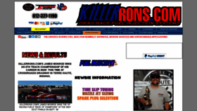 What Killerrons.com website looked like in 2021 (3 years ago)