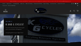 What Kandgcycles.com website looked like in 2021 (3 years ago)