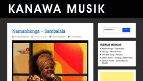 What Kanawamusik.com website looked like in 2021 (3 years ago)