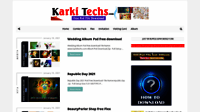 What Karkitechs.com website looked like in 2021 (3 years ago)