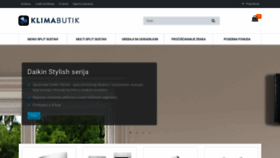 What Klimabutik.hr website looked like in 2021 (3 years ago)