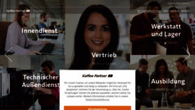 What Kaffee-partner-karriere.de website looked like in 2021 (3 years ago)