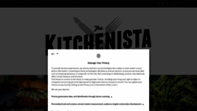 What Kitchenistadiaries.com website looked like in 2021 (3 years ago)