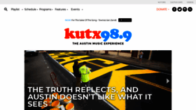 What Kutx.org website looked like in 2021 (3 years ago)