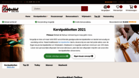 What Kerstpakketonline.nl website looked like in 2021 (5 years ago)