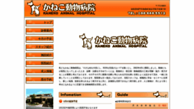 What Kaneko-ah.jp website looked like in 2021 (3 years ago)