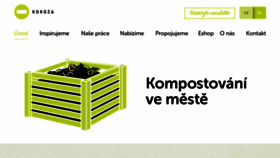 What Kokoza.cz website looked like in 2021 (3 years ago)